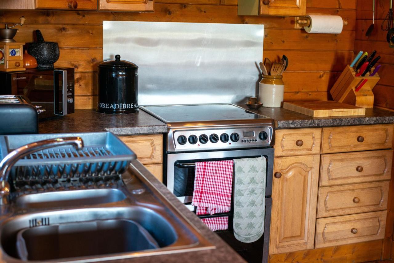 George Cabin - Log Cabin In Wales With Hot Tub Newtown  Buitenkant foto