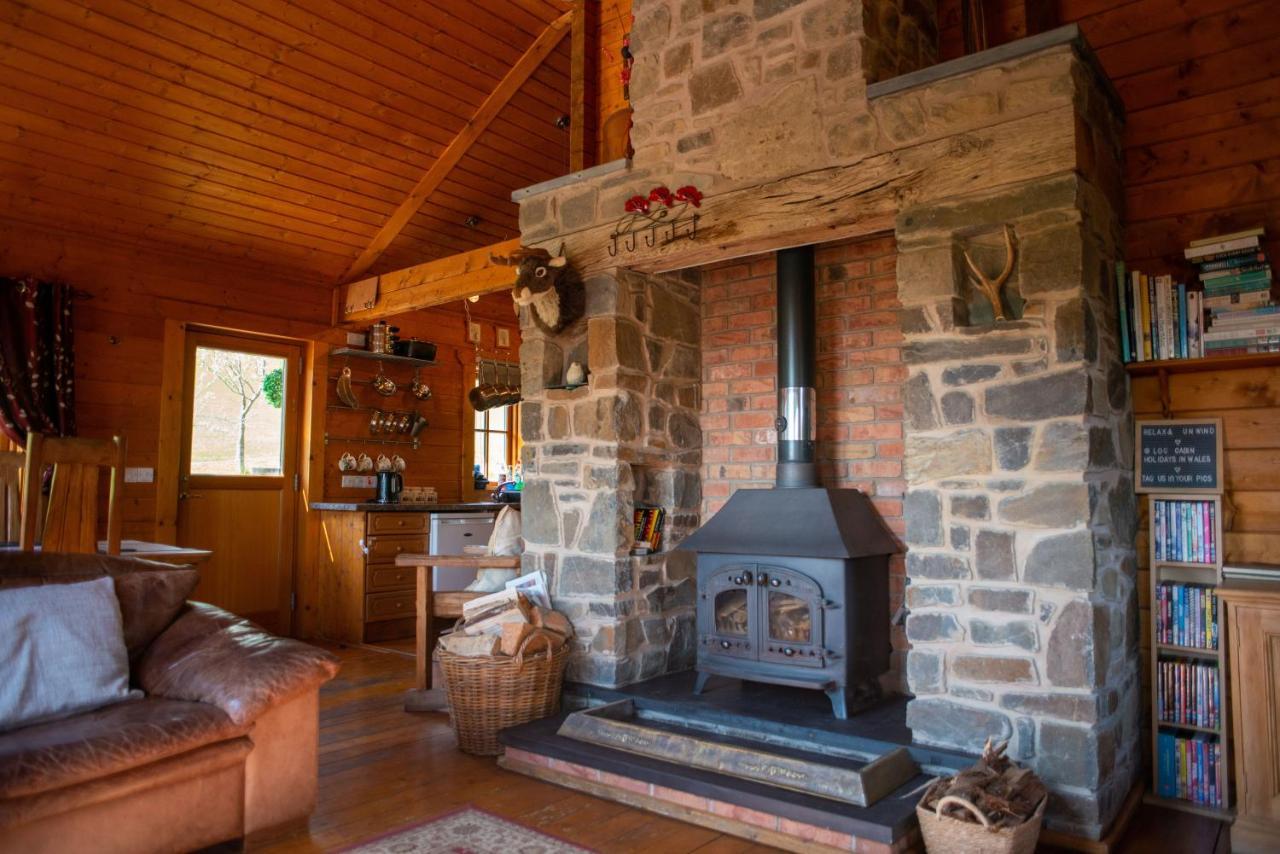 George Cabin - Log Cabin In Wales With Hot Tub Newtown  Buitenkant foto